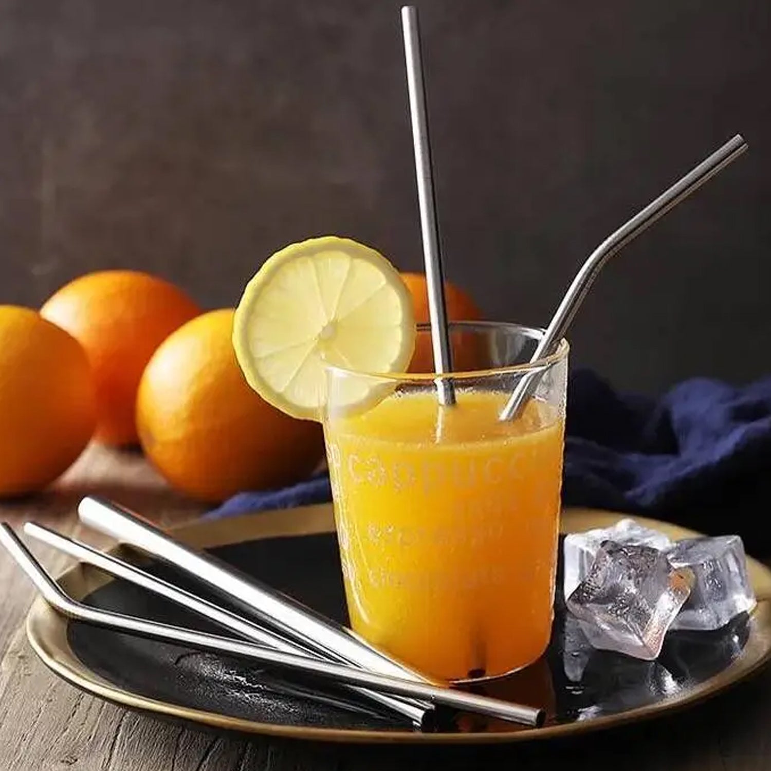 0600 Reusable Stainless Steel Straws with Travel Case Cleaning Brush Eco Friendly Extra Long Metal Straws Drinking Set of 4 (2 Straight straws, 1 Bent straws, 1 Brush) 0600 Reusable Stainless Steel Straws with Travel Case Cleaning Brush Eco Friendly Extra Long Metal Straws Drinking Set of 4 (2 Straight straws, 1 Bent straws, 1 Brush)
